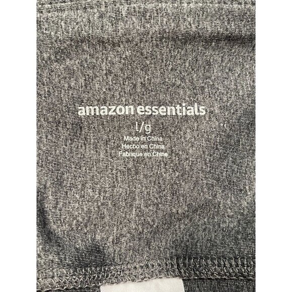 Amazon Essentials Heather Gray Performance Mid-Rise Athletic Leggigs SIZE-LARGE - Picture 5 of 7